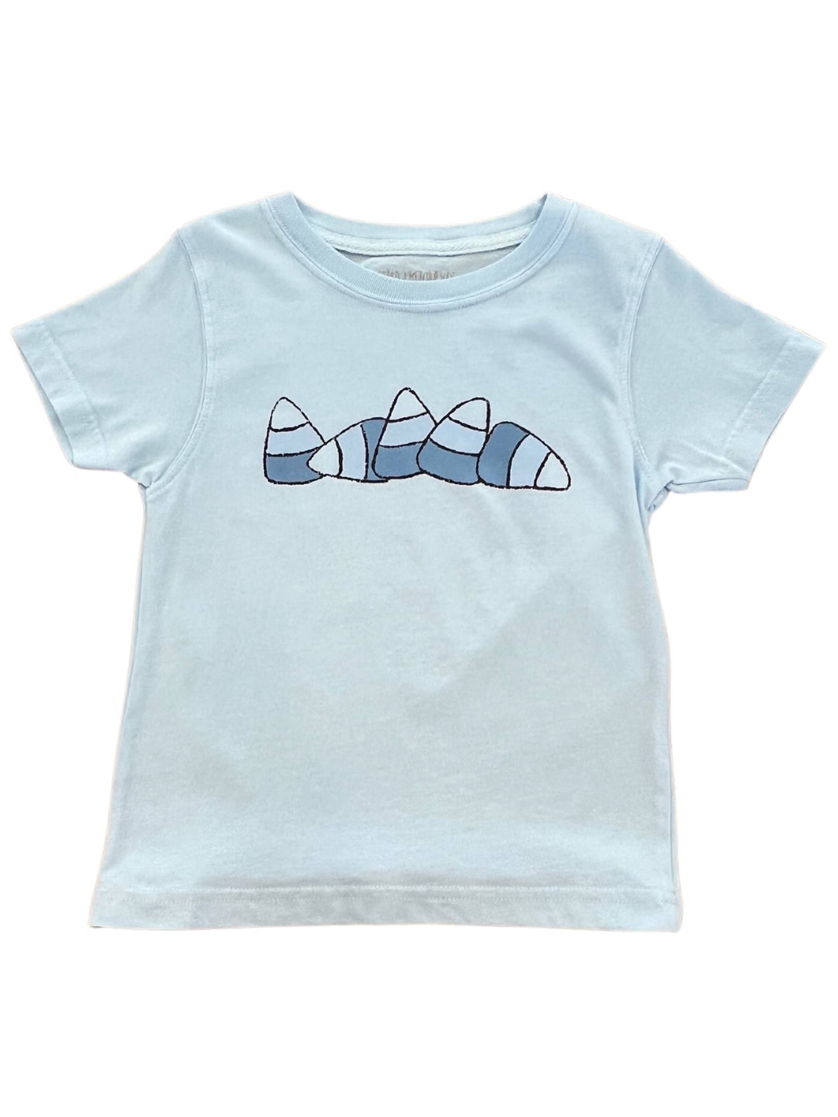 Light Blue Candy Corn SS T-Shirt
