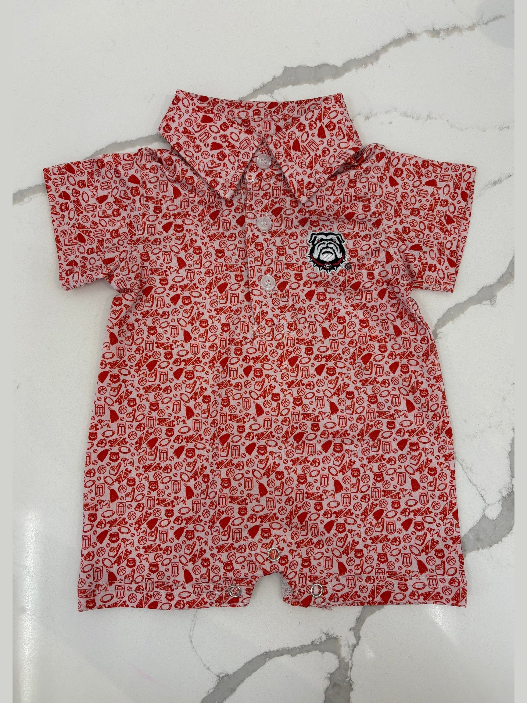 The James Romper Georgia