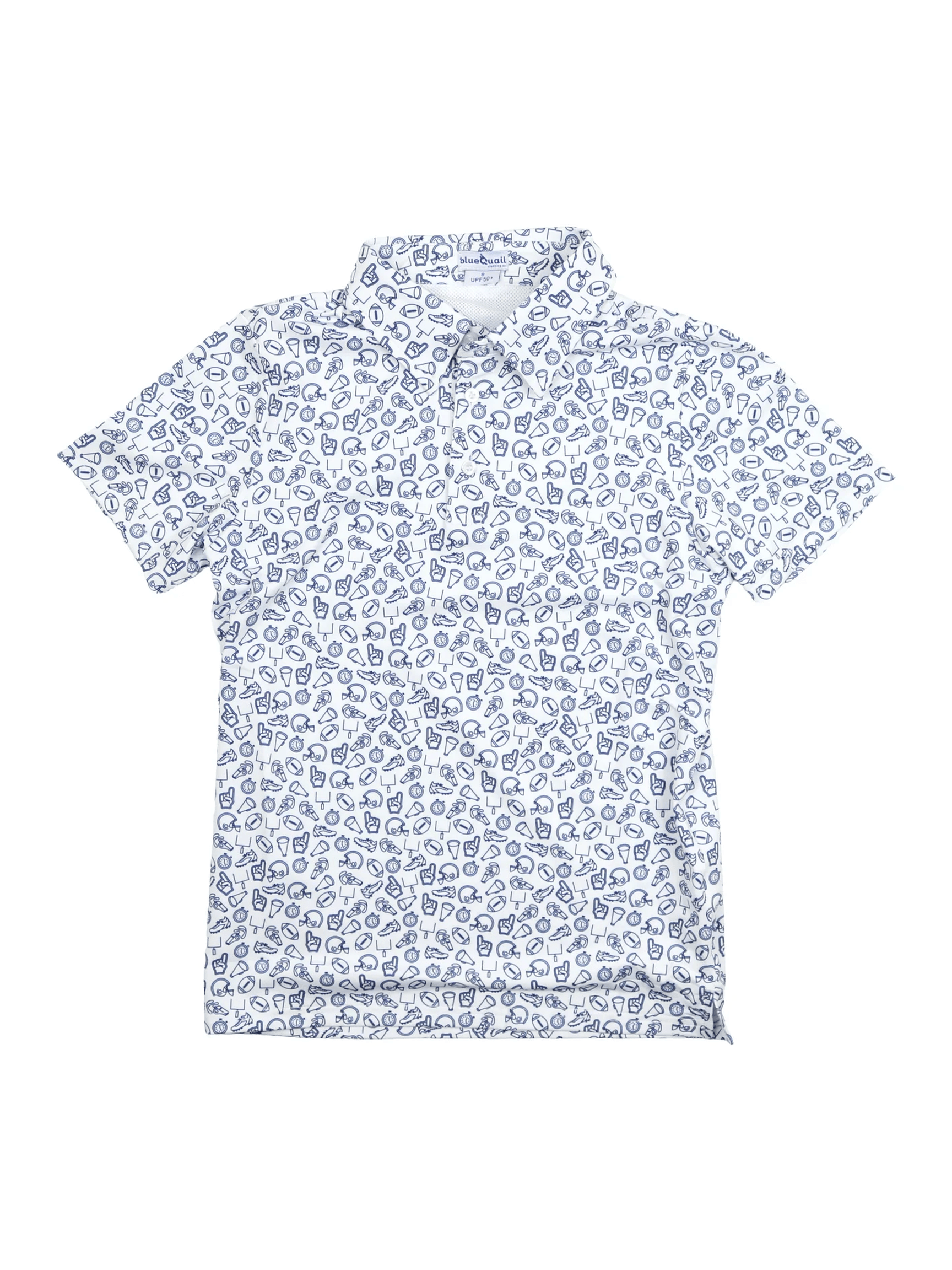 Kickoff Navy Polo Short Sleeve Shirt