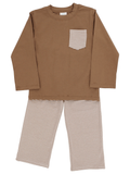 Porter Pant Set - Chocolate Knit