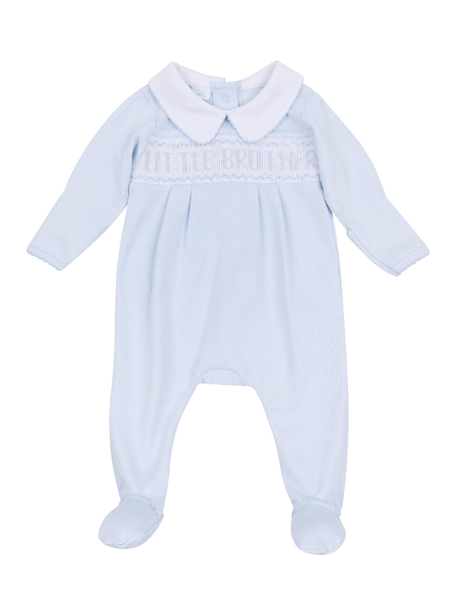 Little Brother Smocked Footie